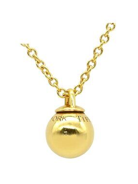 Tiffany & Co Necklace HardWear Ball Pendant Yellow Gold T&Co 18K Yellow Gold